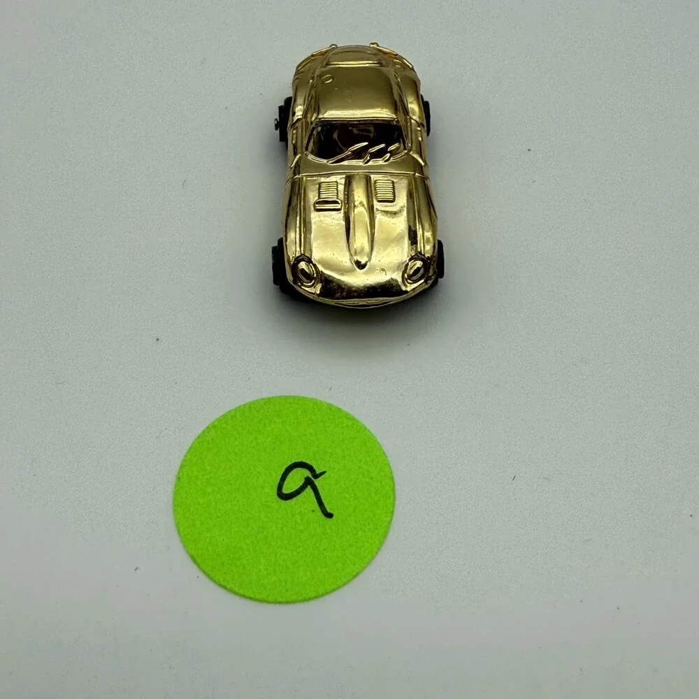 Vintage Micro Machines Gold Chrome Jaguar E-Type Coupe Mail In Promo Loose